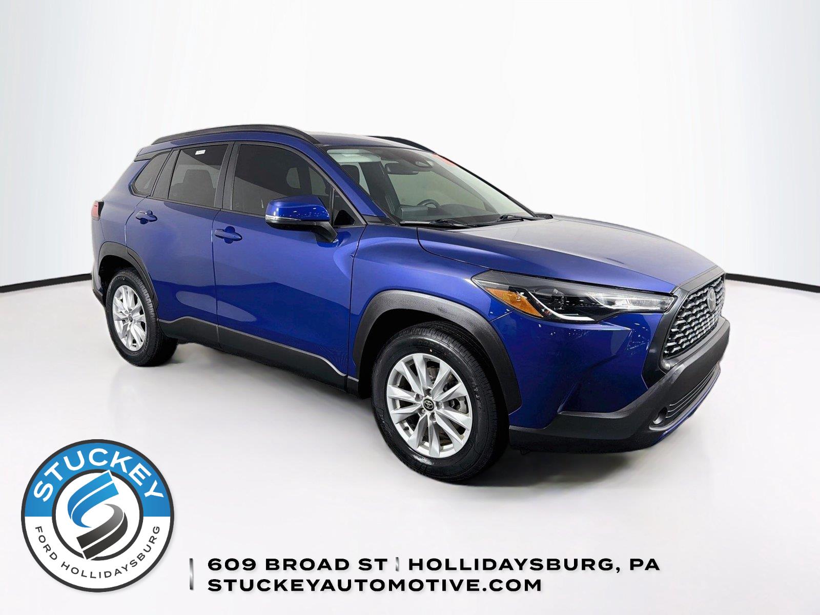 Blue Crush Metallic 2023 Toyota Corolla Cross SUV / Crossover All-Wheel Drive Continuously Variable Transmission