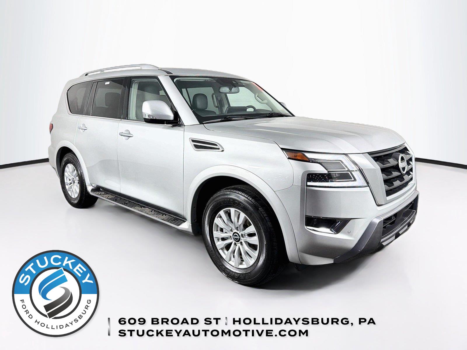 Brilliant Silver Metallic 2024 Nissan Armada SUV / Crossover Four-Wheel Drive Automatic