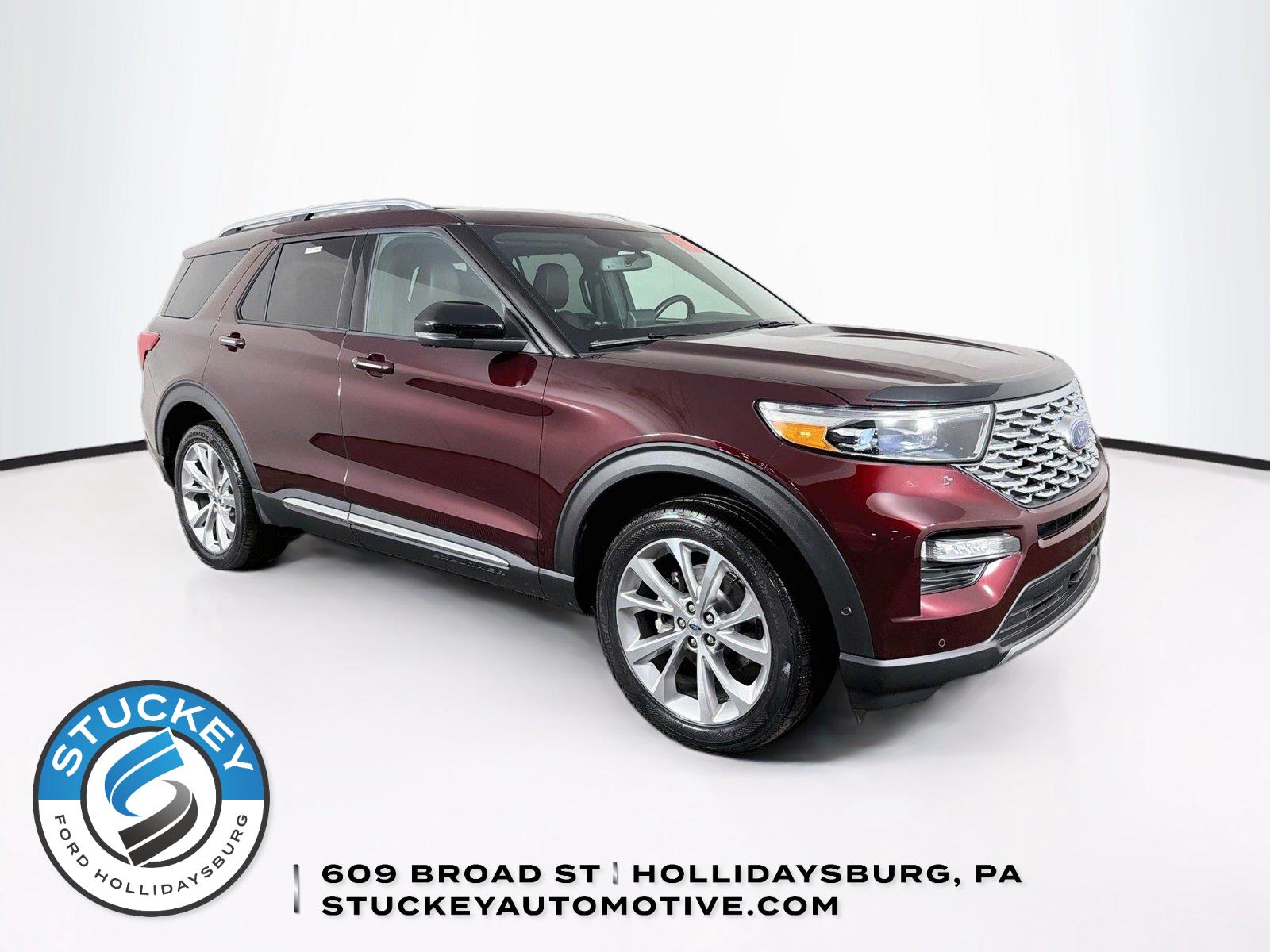 Red (Burgundy Velvet Metallic Tinted Clearcoat) 2022 Ford Explorer SUV / Crossover All-Wheel Drive Automatic