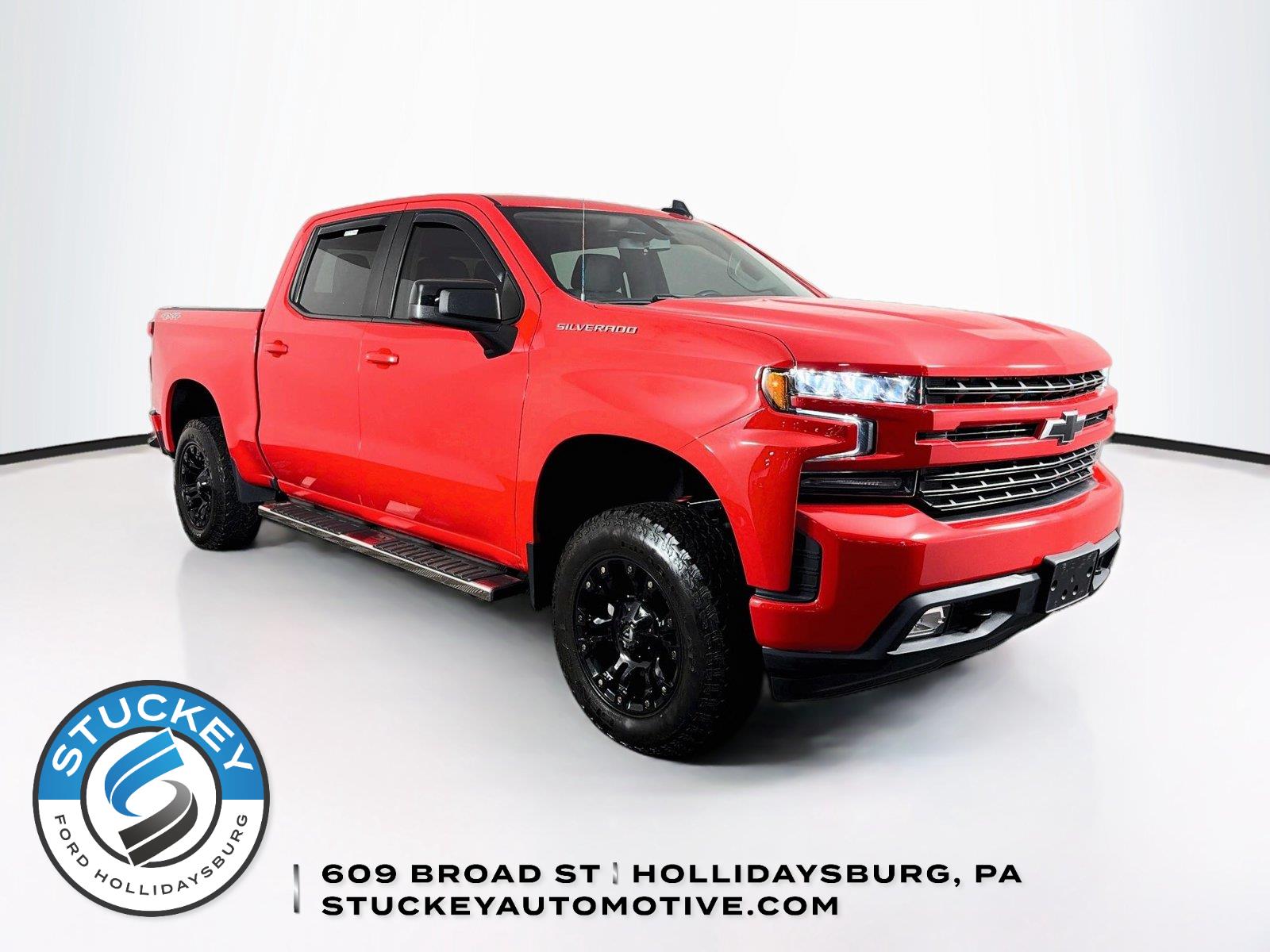 Red Hot 2020 Chevrolet Silverado 1500 Pickup Truck Four-Wheel Drive 8-Speed Automatic