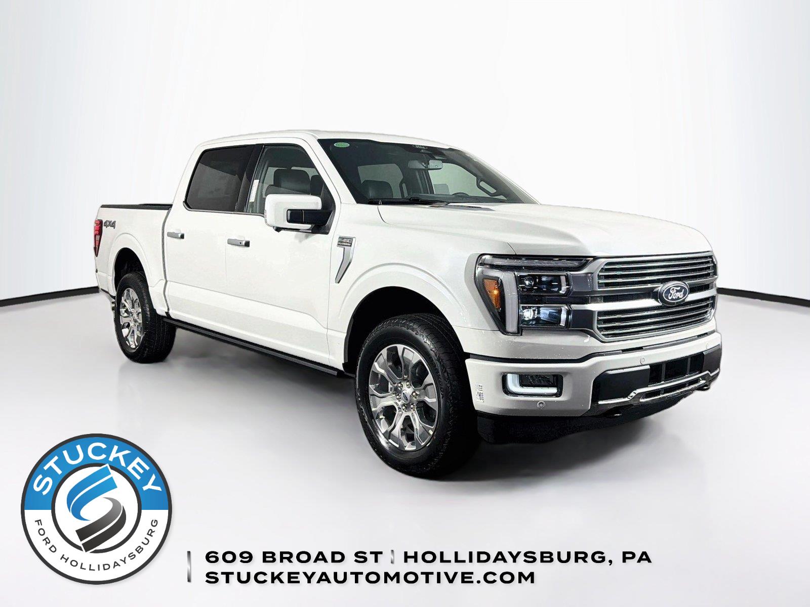 Star White Metallic Tri-Coat 2026 Ford F-150 Pickup Truck Four-Wheel Drive Automatic