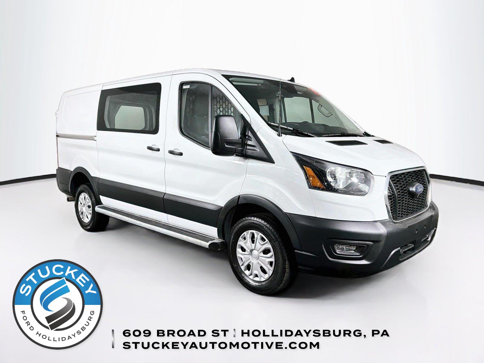 Oxford White 2025 Ford Transit Cargo Van Rear-Wheel Drive Automatic