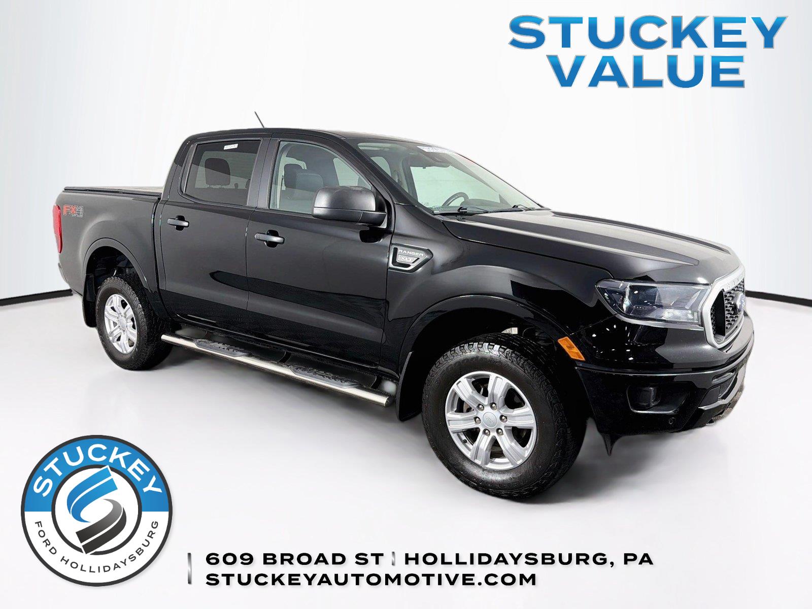 Shadow Black 2019 Ford Ranger Pickup Truck Four-Wheel Drive Automatic