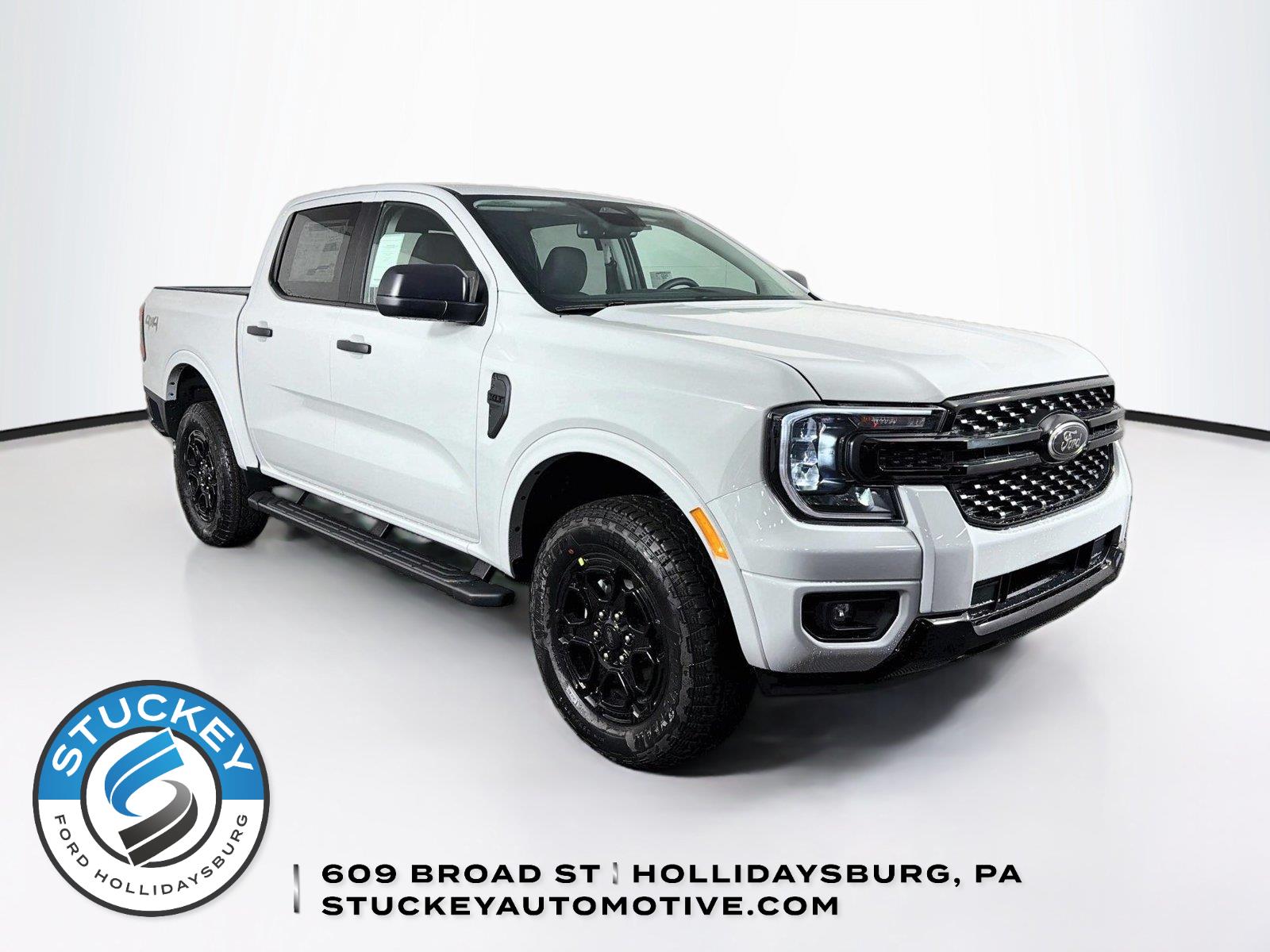 Avalanche Gray 2026 Ford Ranger Pickup Truck Four-Wheel Drive Automatic