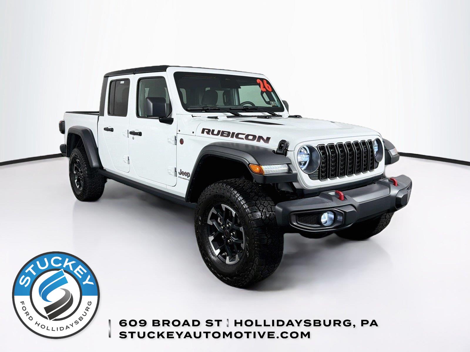 Bright White Clearcoat 2026 Jeep Gladiator Pickup Truck Four-Wheel Drive 8-Speed Automatic