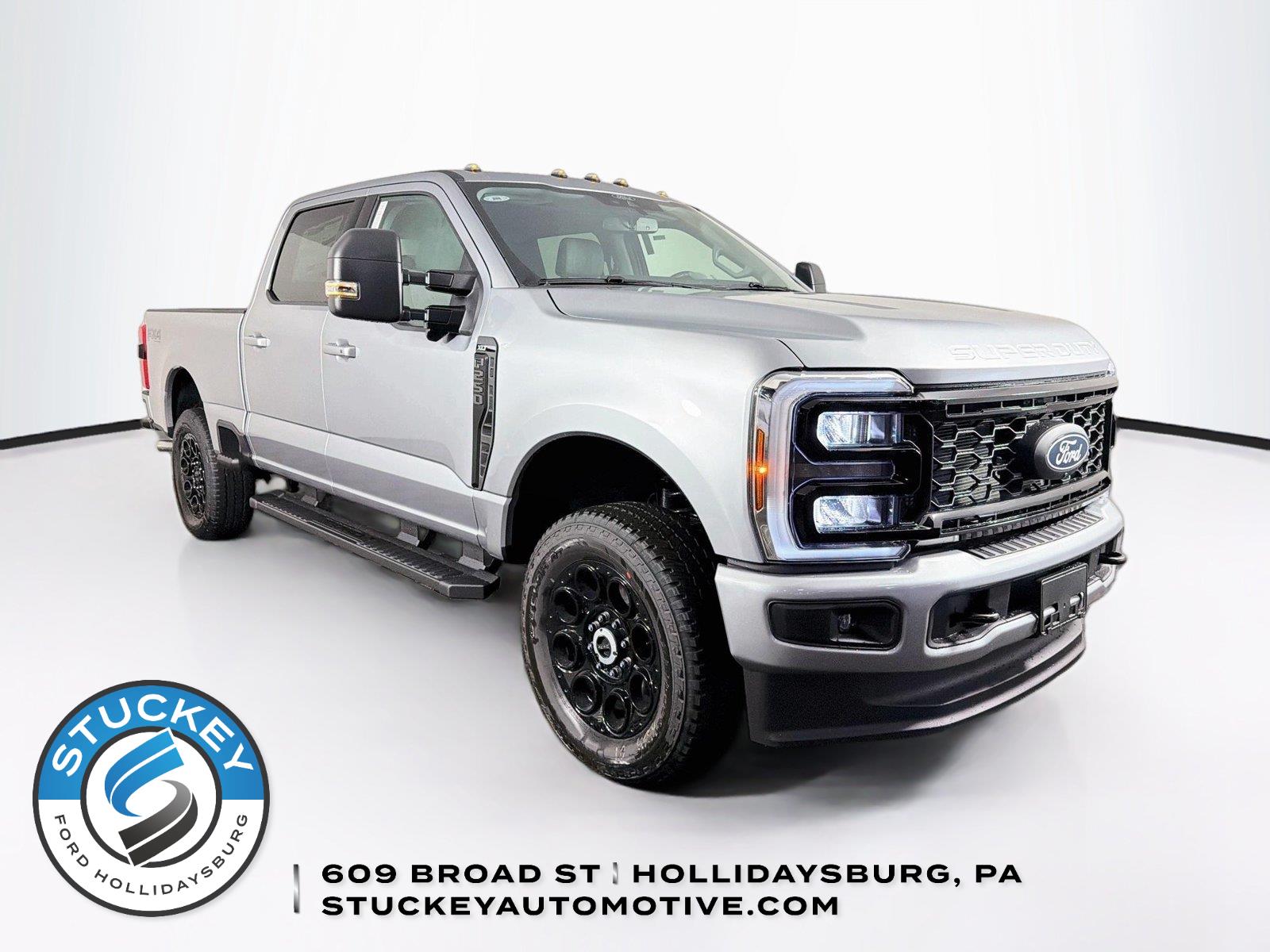 Iconic Silver 2027 Ford F-250 Super Duty Pickup Truck Four-Wheel Drive Automatic