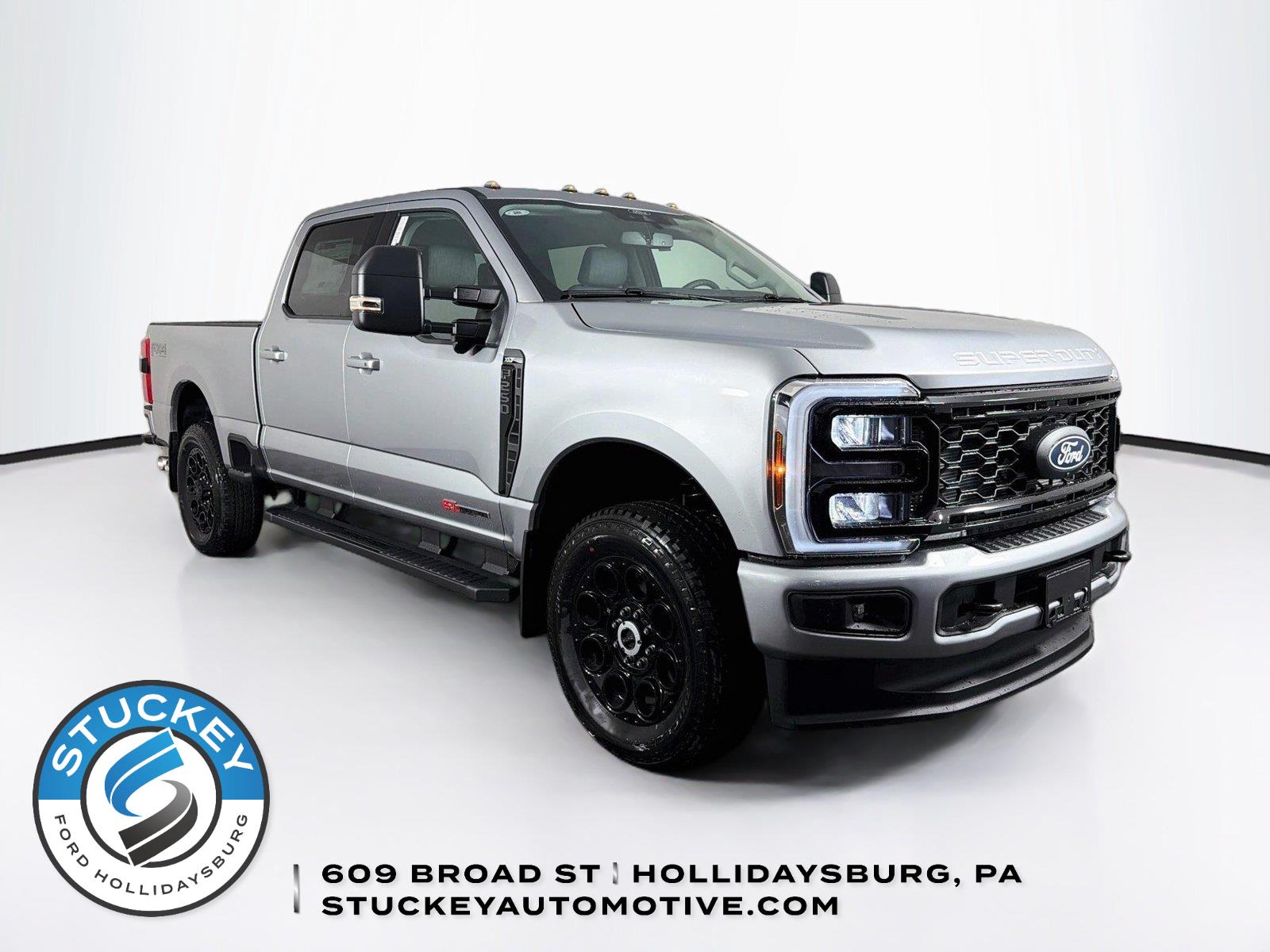 Iconic Silver 2027 Ford F-250 Super Duty Pickup Truck Four-Wheel Drive Automatic