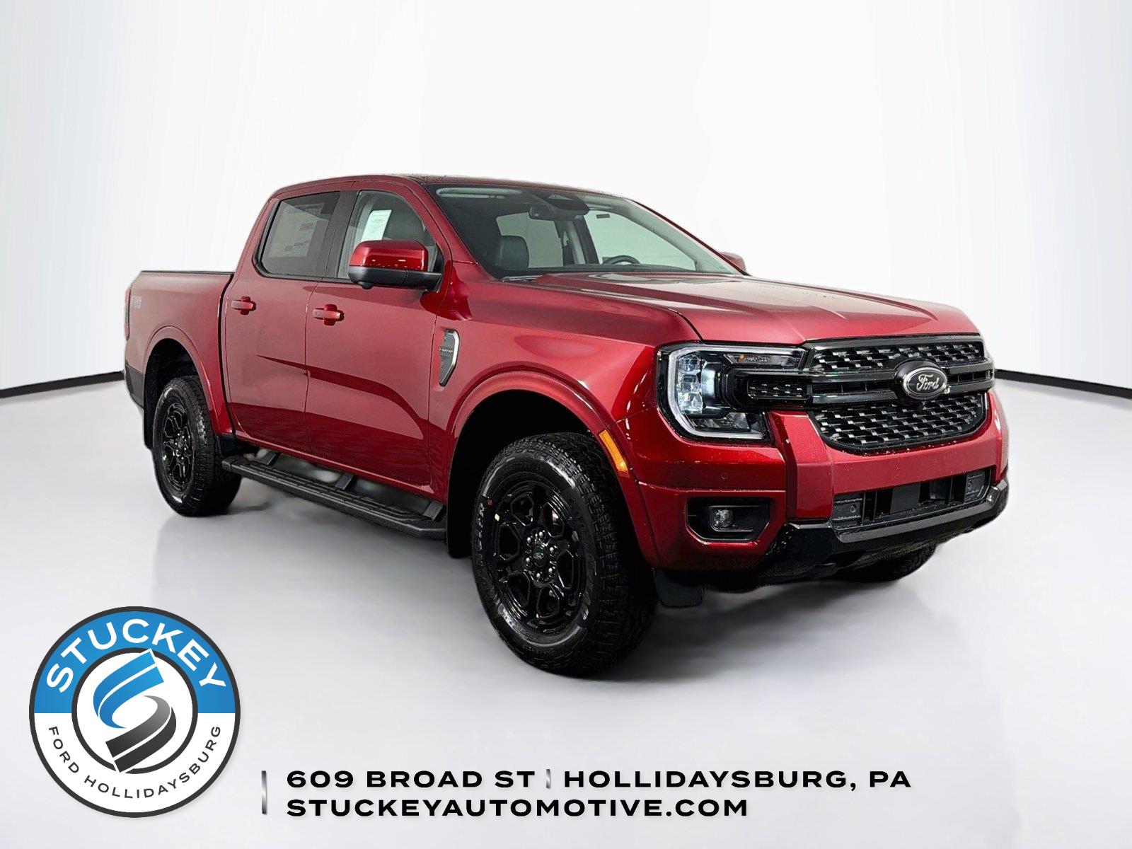 Ruby Red Metallic Tinted Clearcoat 2026 Ford Ranger Pickup Truck Four-Wheel Drive Automatic