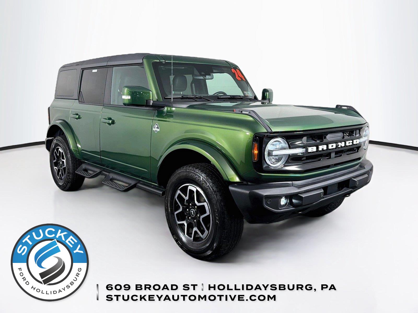 Eruption Green 2024 Ford Bronco SUV / Crossover Four-Wheel Drive Automatic