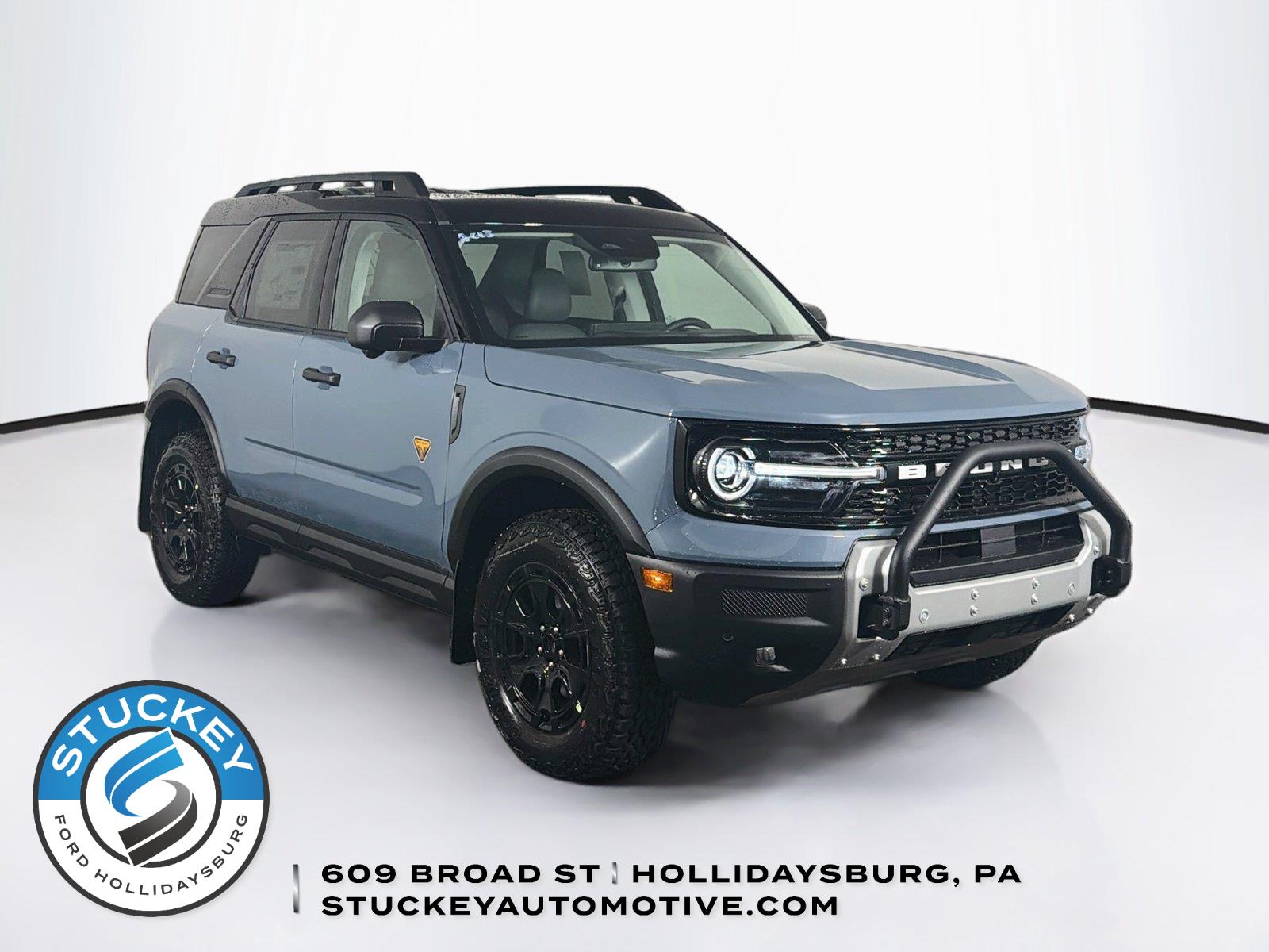 Blue (Azure Gray Metallic Tri-Coat) 2026 Ford Bronco Sport SUV / Crossover All-Wheel Drive 8-Speed Automatic