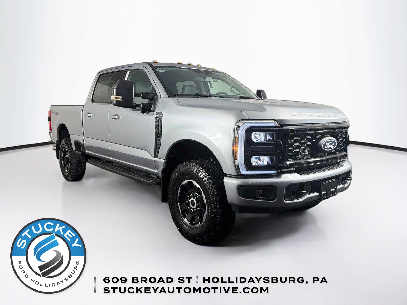 Iconic Silver 2027 Ford F-250 Super Duty Pickup Truck Four-Wheel Drive Automatic