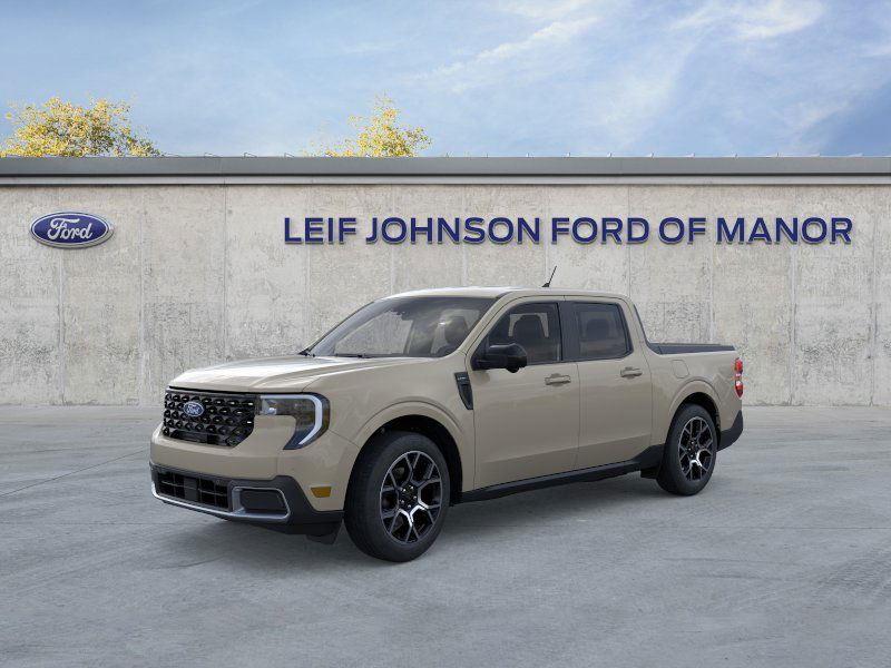 Desert Sand 2025 Ford Maverick Lariat SuperCrew AWD Pickup Truck All-Wheel Drive 8-Speed Automatic