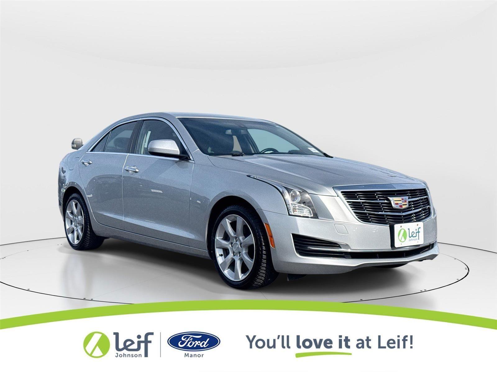 Radiant Silver Metallic 2016 Cadillac ATS 2.0T AWD Sedan All-Wheel Drive 8-Speed Automatic