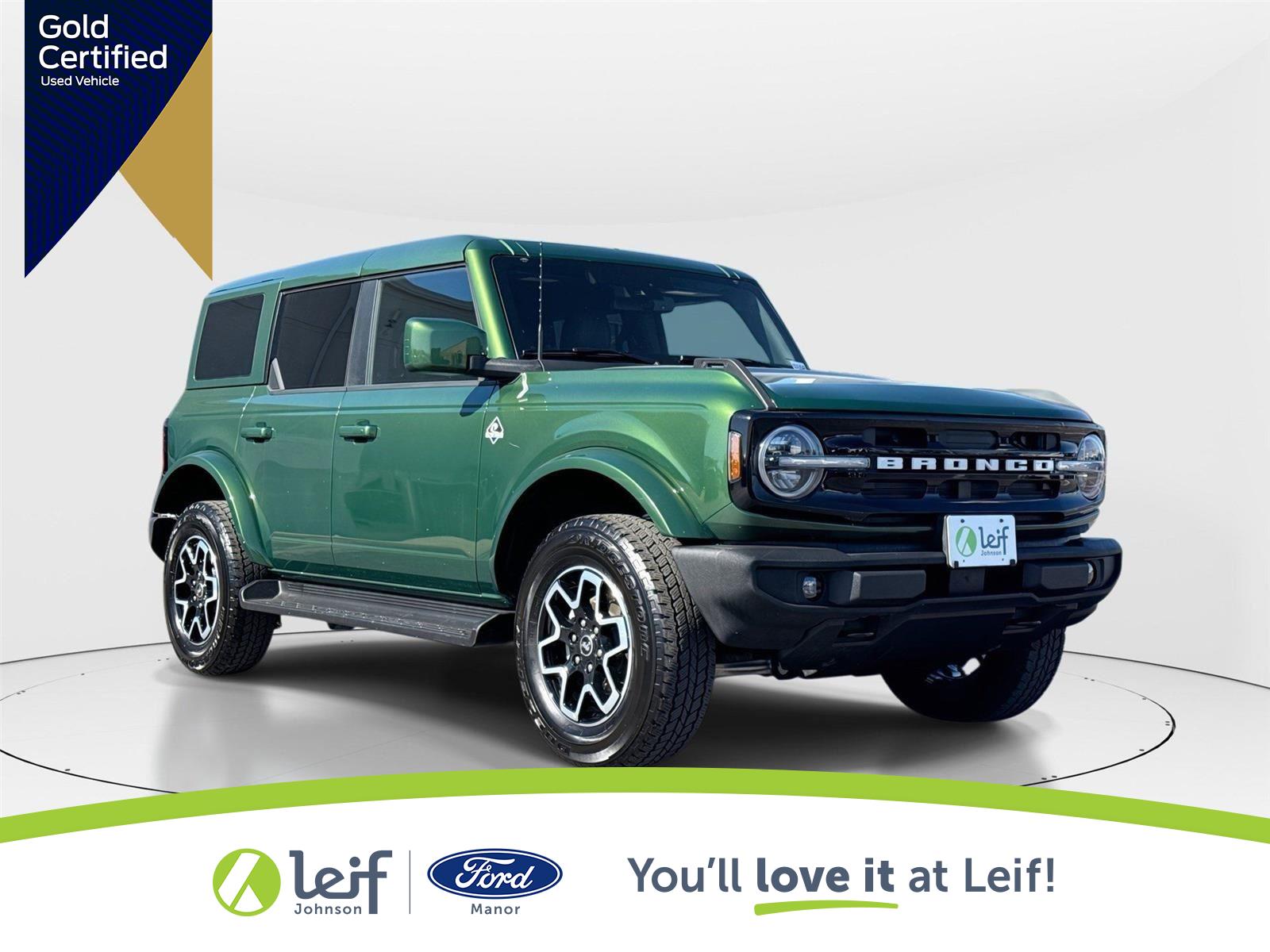 Eruption Green 2025 Ford Bronco Outer Banks 4-Door 4WD SUV / Crossover Four-Wheel Drive Automatic