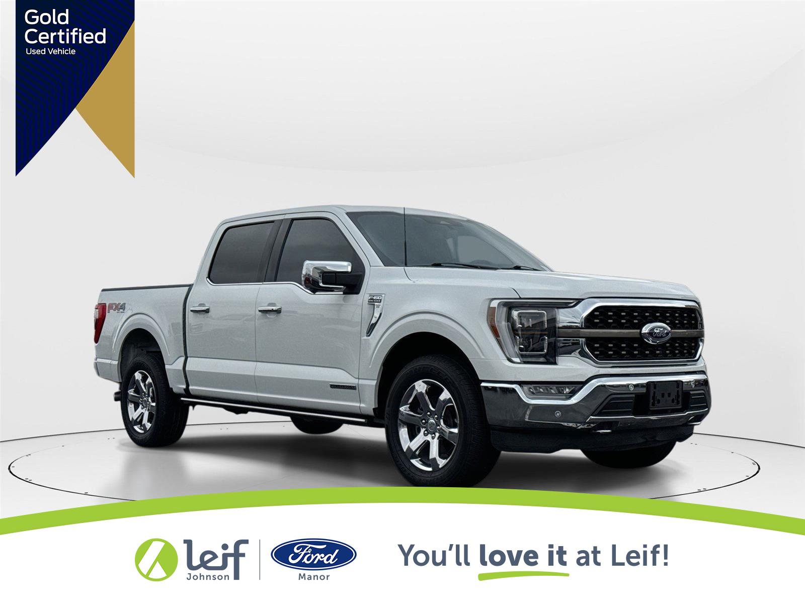 Star White Metallic Tri-Coat 2022 Ford F-150 King Ranch SuperCrew 4WD Pickup Truck Four-Wheel Drive Automatic