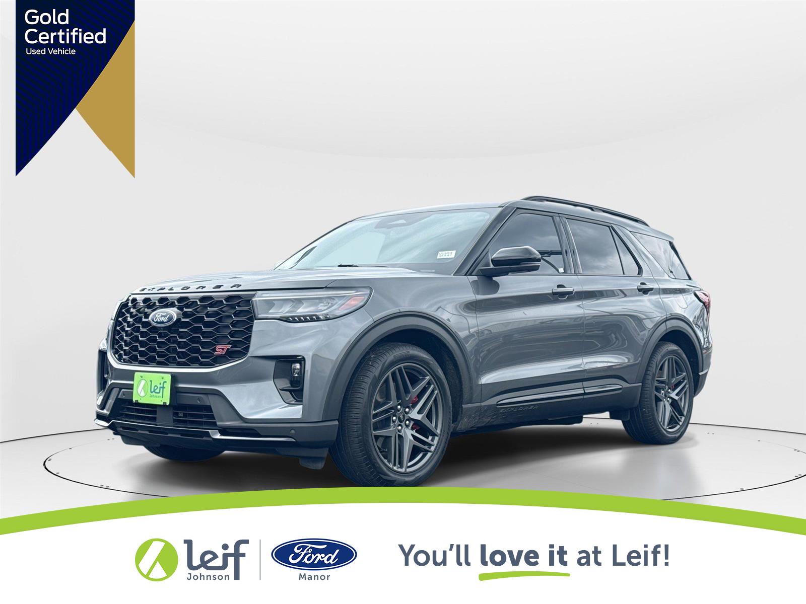 Carbonized Gray Metallic 2025 Ford Explorer ST AWD SUV / Crossover All-Wheel Drive Automatic