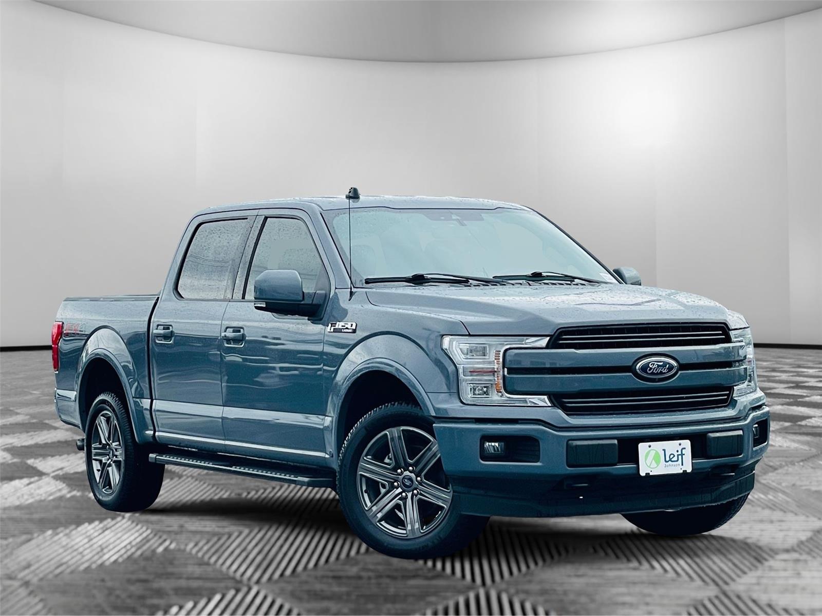 Abyss Gray 2020 Ford F-150 Lariat SuperCrew 4WD Pickup Truck Four-Wheel Drive Automatic