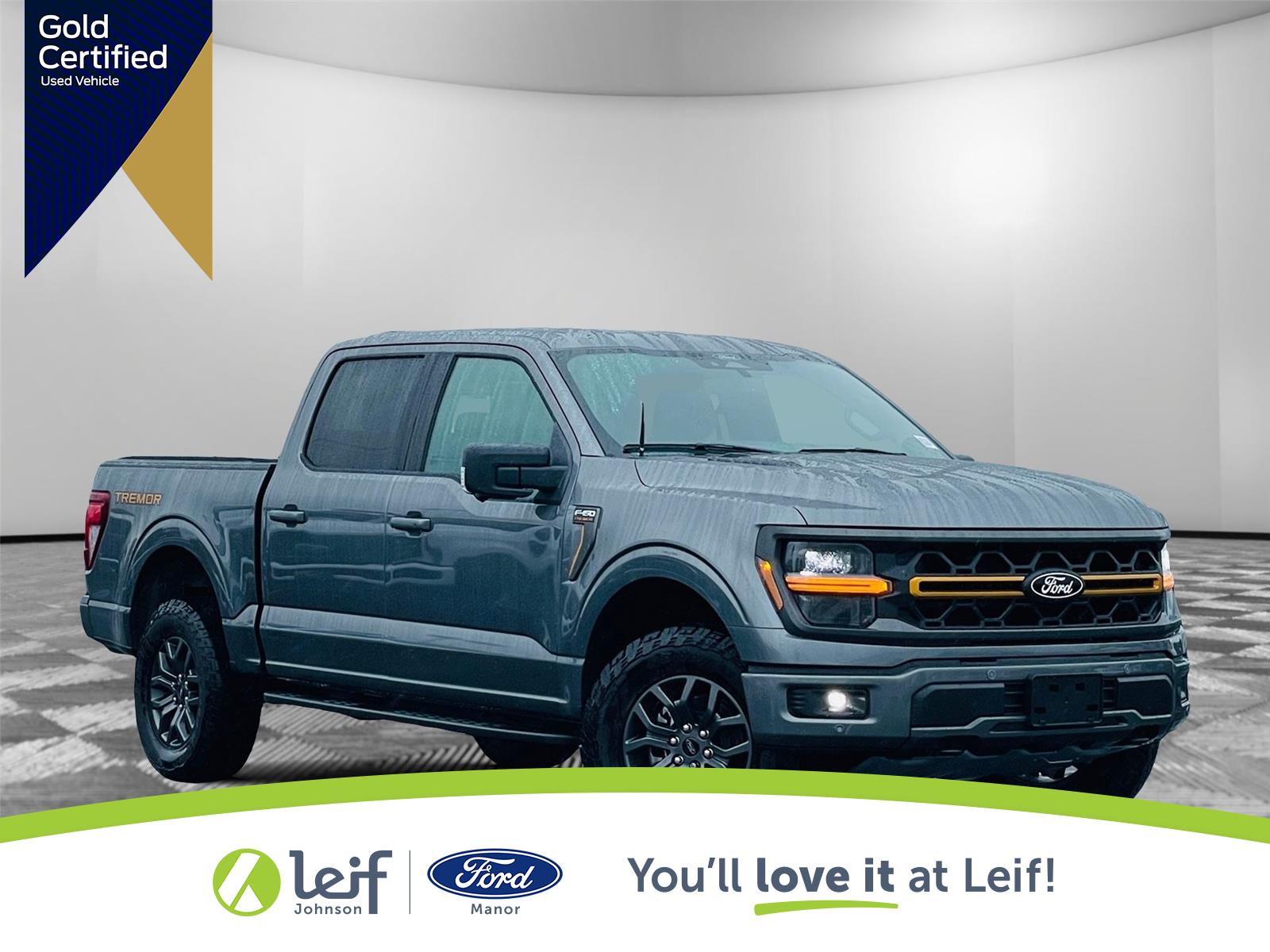 Carbonized Gray 2025 Ford F-150 Tremor SuperCrew 4WD Pickup Truck Four-Wheel Drive Automatic