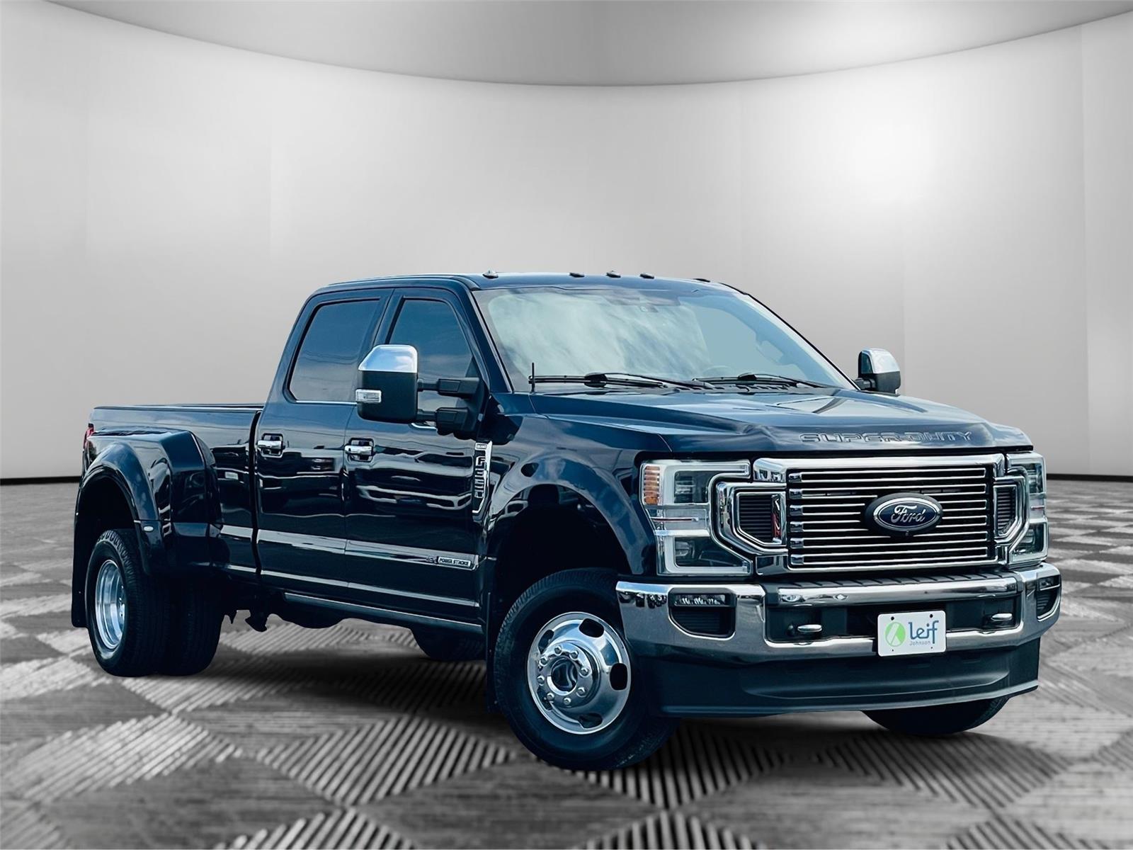 Antimatter Blue 2022 Ford F-350 Super Duty King Ranch Crew Cab LB DRW 4WD Pickup Truck Four-Wheel Drive Automatic