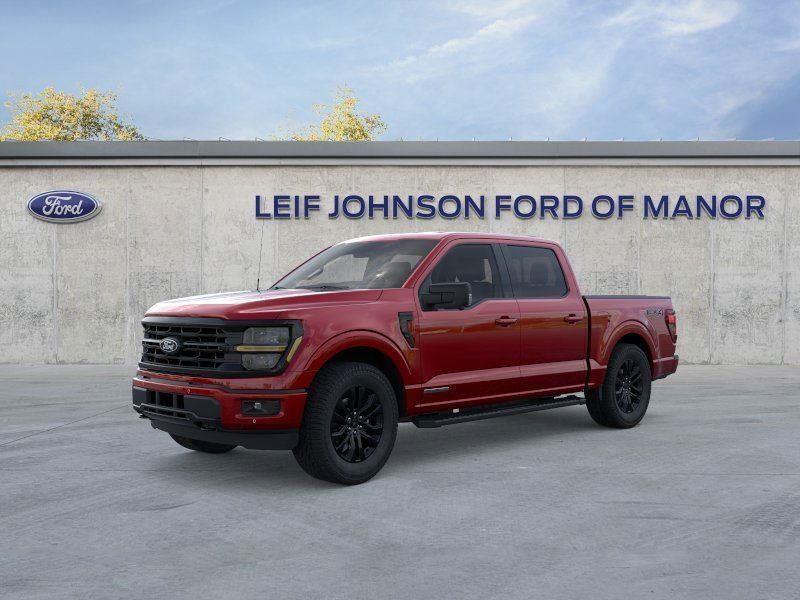 Rapid Red Metallic Tinted Clearcoat 2025 Ford F-150 XLT SuperCrew 4WD Pickup Truck Four-Wheel Drive Automatic