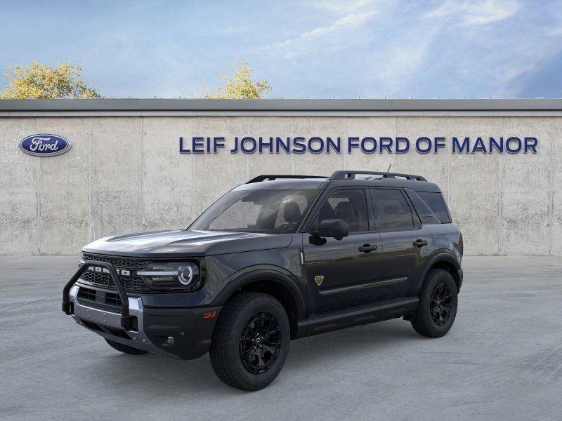 Shadow Black 2025 Ford Bronco Sport SUV / Crossover All-Wheel Drive 8-Speed Automatic
