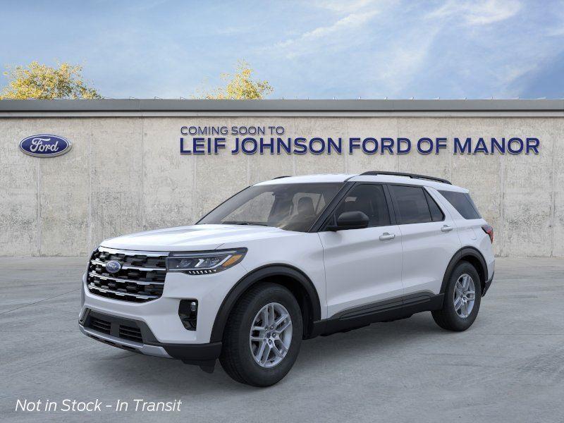 Space White Metallic 2026 Ford Explorer SUV / Crossover Rear-Wheel Drive Automatic