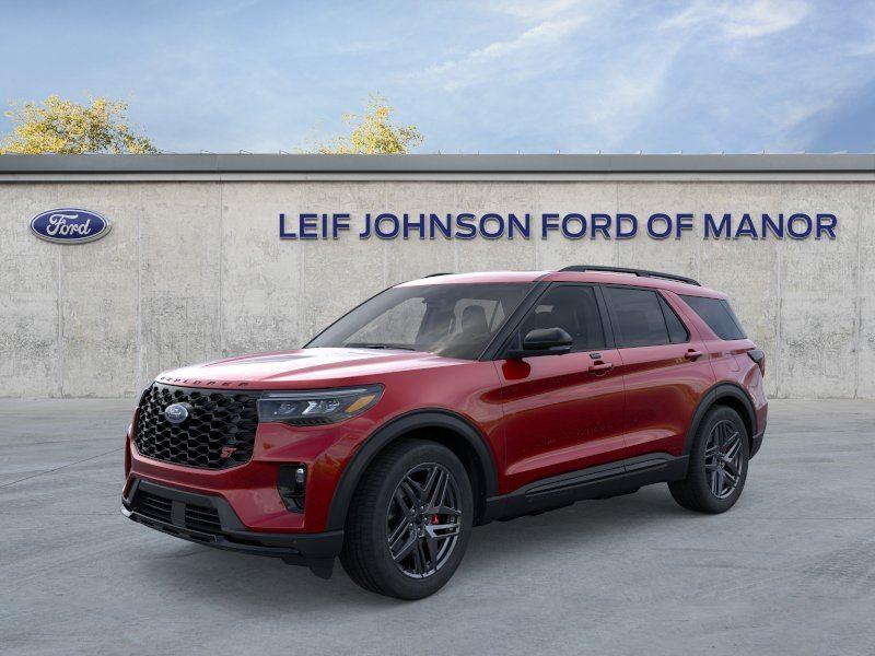 Rapid Red Metallic Tinted Clearcoat 2026 Ford Explorer SUV / Crossover All-Wheel Drive Automatic