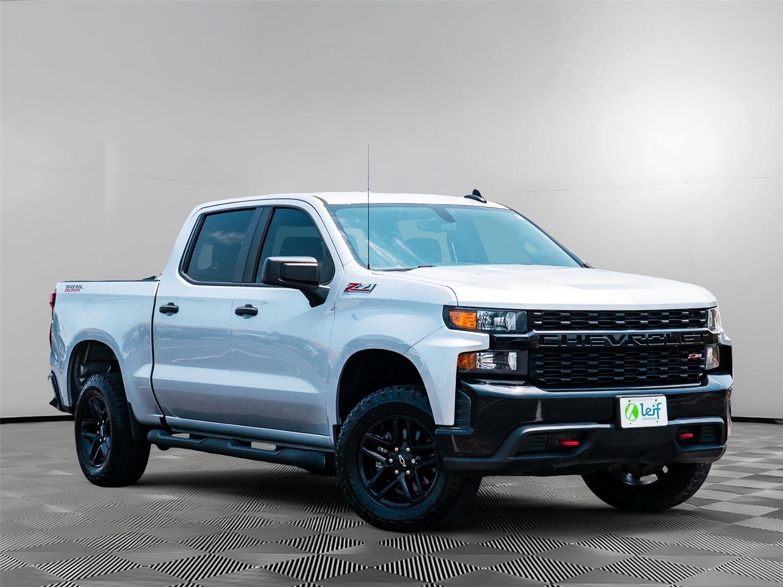 Silver Ice Metallic 2019 Chevrolet Silverado 1500 Pickup Truck Four-Wheel Drive 6-Speed Automatic