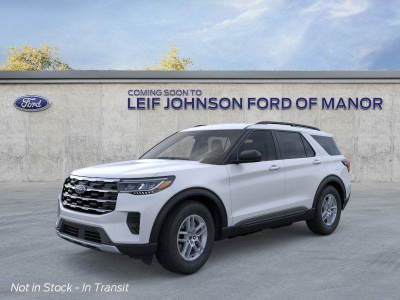 Space White 2026 Ford Explorer SUV / Crossover Rear-Wheel Drive Automatic