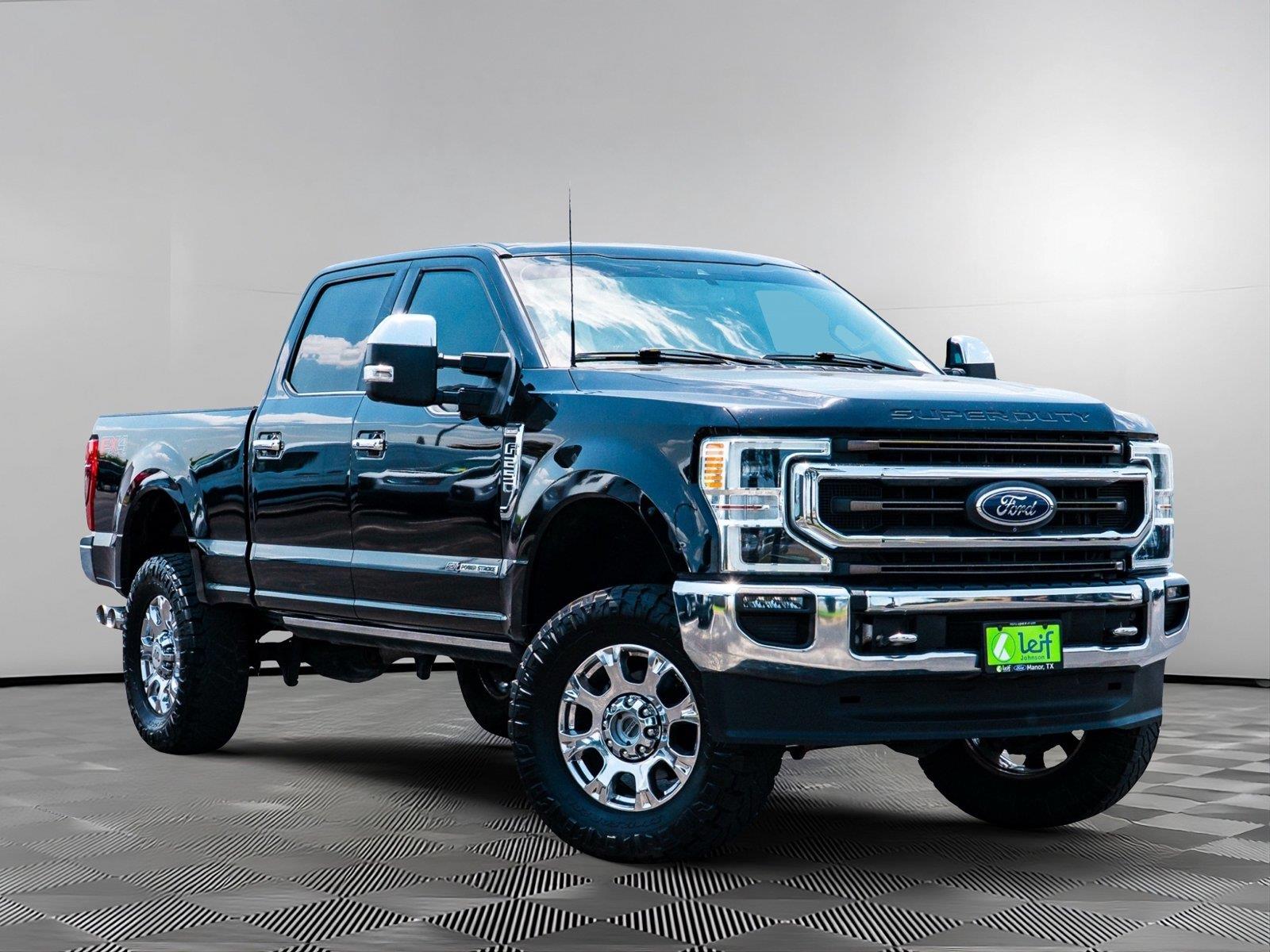 Agate Black Metallic 2022 Ford F-250 Super Duty Pickup Truck Four-Wheel Drive 6-Speed Automatic