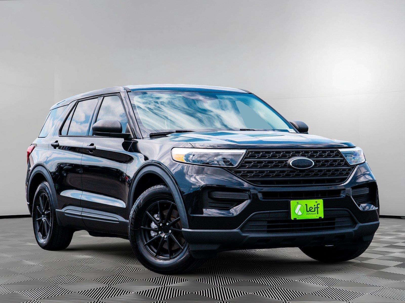 Agate Black 2021 Ford Explorer SUV / Crossover Rear-Wheel Drive Automatic