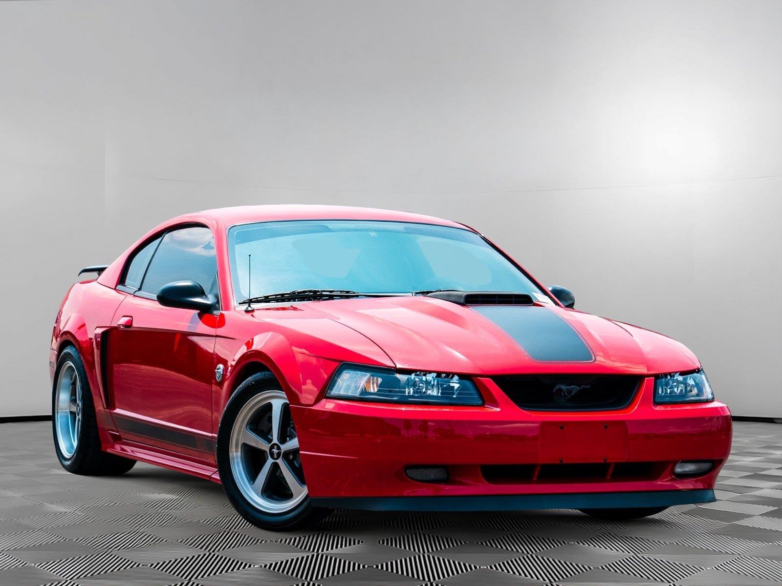 Red 2004 Ford Mustang Coupe Rear-Wheel Drive 5-Speed Manual Overdrive