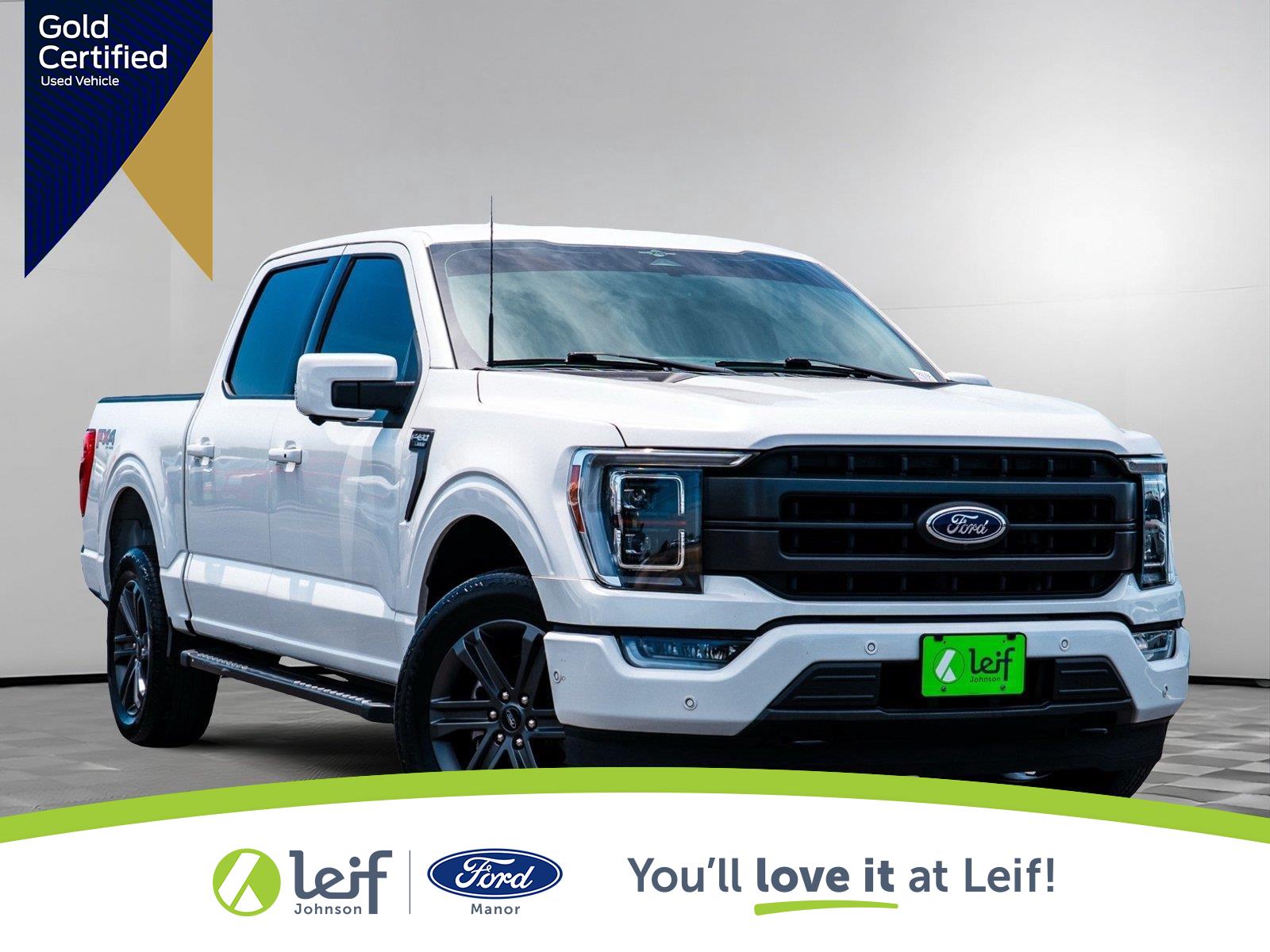 Star White Metallic Tri-Coat 2023 Ford F-150 Pickup Truck Four-Wheel Drive Automatic
