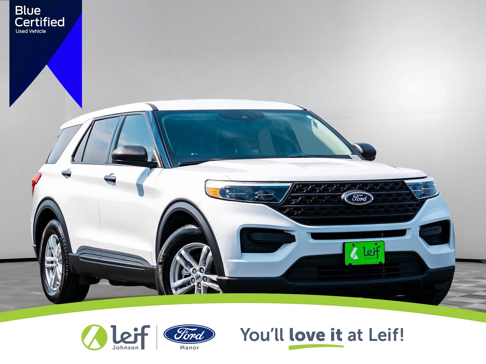 Oxford White 2022 Ford Explorer SUV / Crossover Rear-Wheel Drive Automatic