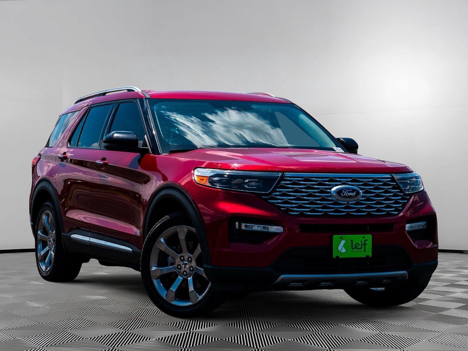 Rapid Red Metallic Tinted Clearcoat 2020 Ford Explorer SUV / Crossover All-Wheel Drive Automatic