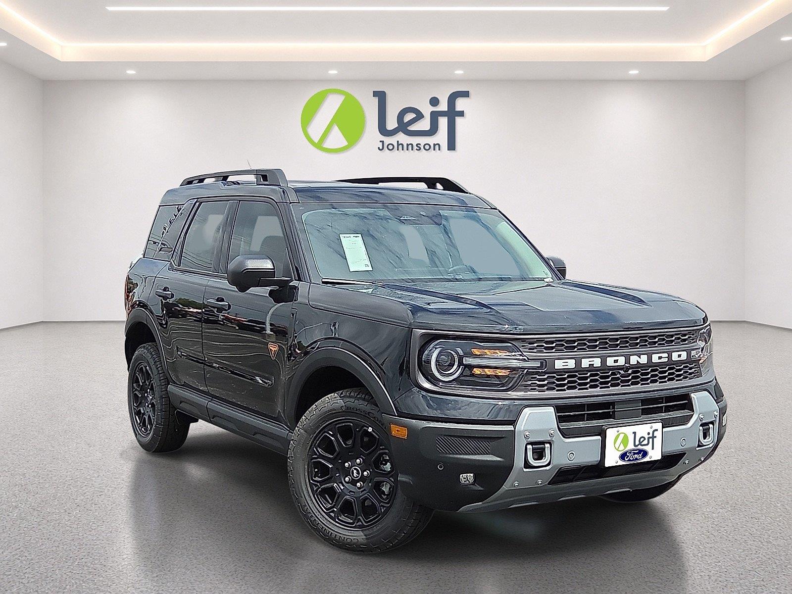 Shadow Black 2025 Ford Bronco Sport SUV / Crossover All-Wheel Drive 8-Speed Automatic