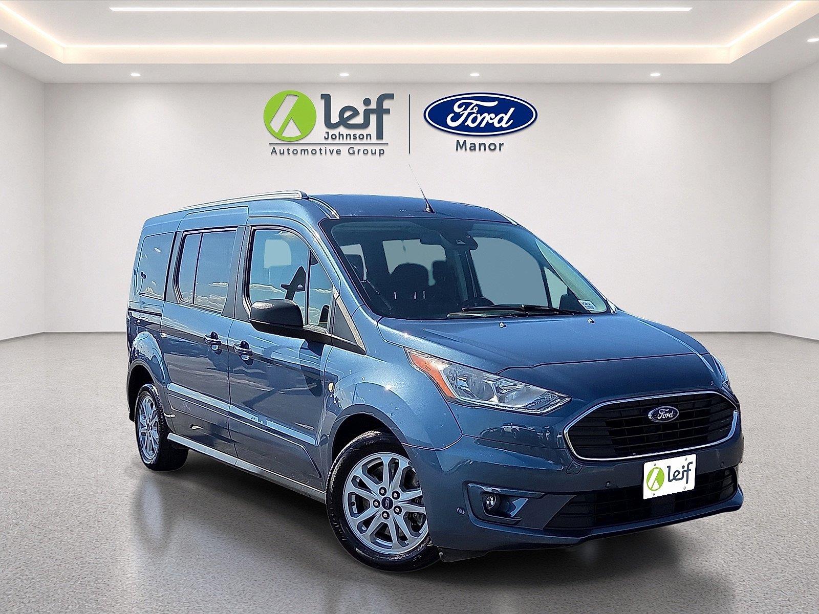 Blue 2019 Ford Transit Connect Van Front-Wheel Drive 8-Speed Automatic