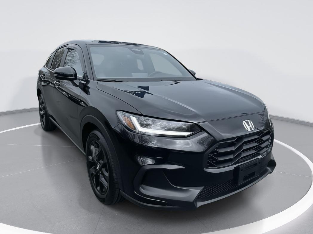 Crystal Black Pearl 2024 Honda HR-V Sport AWD SUV / Crossover All-Wheel Drive Continuously Variable Transmission