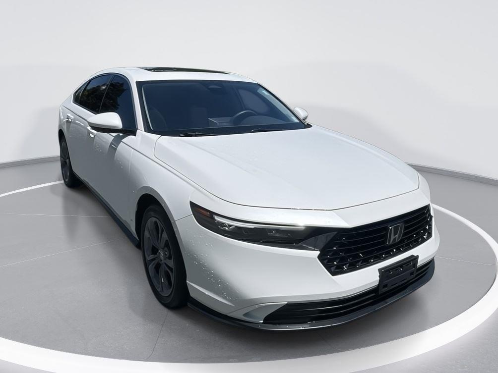 Platinum White Pearl 2023 Honda Accord EX FWD Sedan Front-Wheel Drive Continuously Variable Transmission