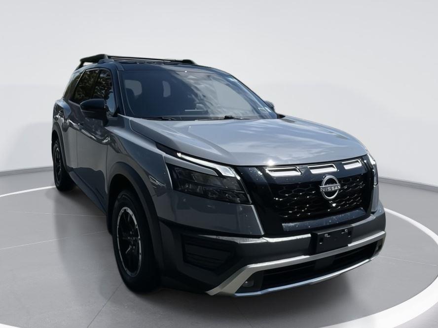 Solid Gray/Super Black 2024 Nissan Pathfinder Rock Creek 4WD SUV / Crossover All-Wheel Drive Automatic