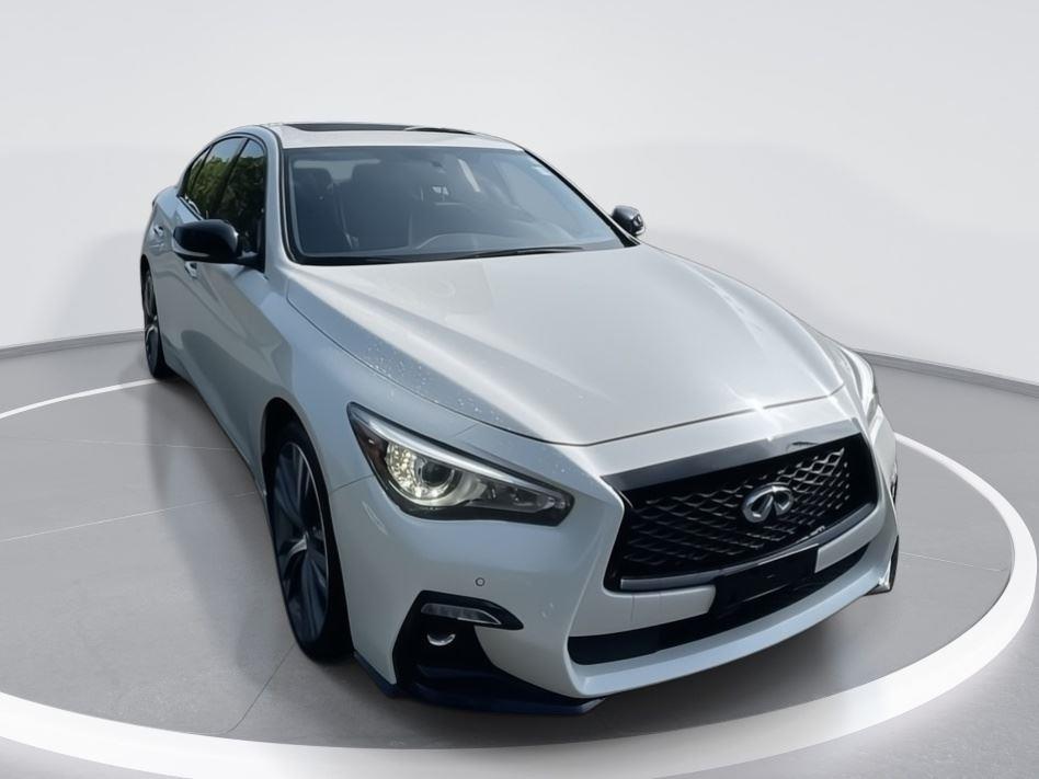 Majestic White 2023 INFINITI Q50 Sedan All-Wheel Drive Automatic