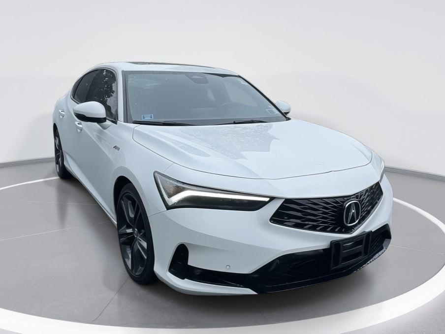 Platinum White Pearl 2024 Acura Integra Sedan Front-Wheel Drive Continuously Variable Transmission