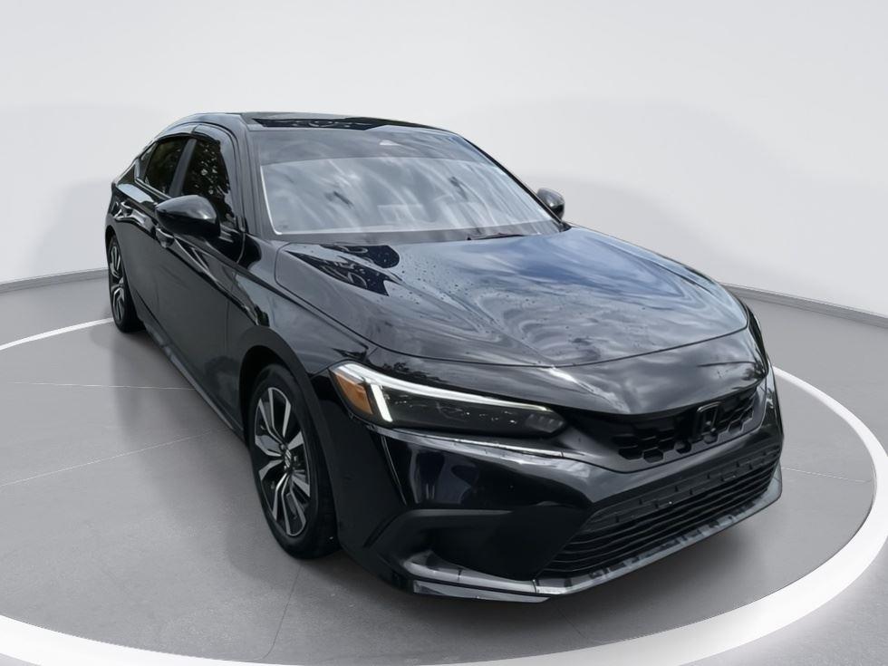 Crystal Black Pearl 2024 Honda Civic Hatchback Hatchback Front-Wheel Drive Continuously Variable Transmission