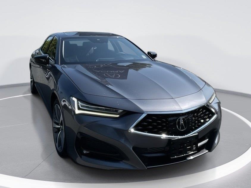Gray (Modern Steel Metallic) 2022 Acura TLX Sedan All-Wheel Drive Automatic