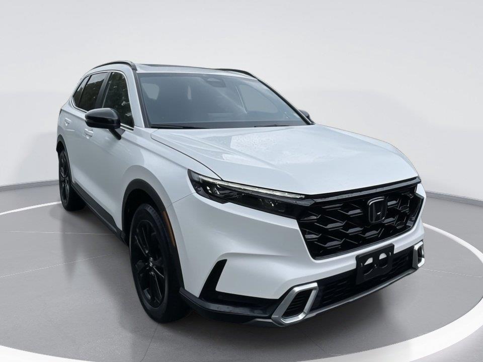 Platinum White Pearl 2025 Honda CR-V Hybrid SUV / Crossover All-Wheel Drive Continuously Variable Transmission