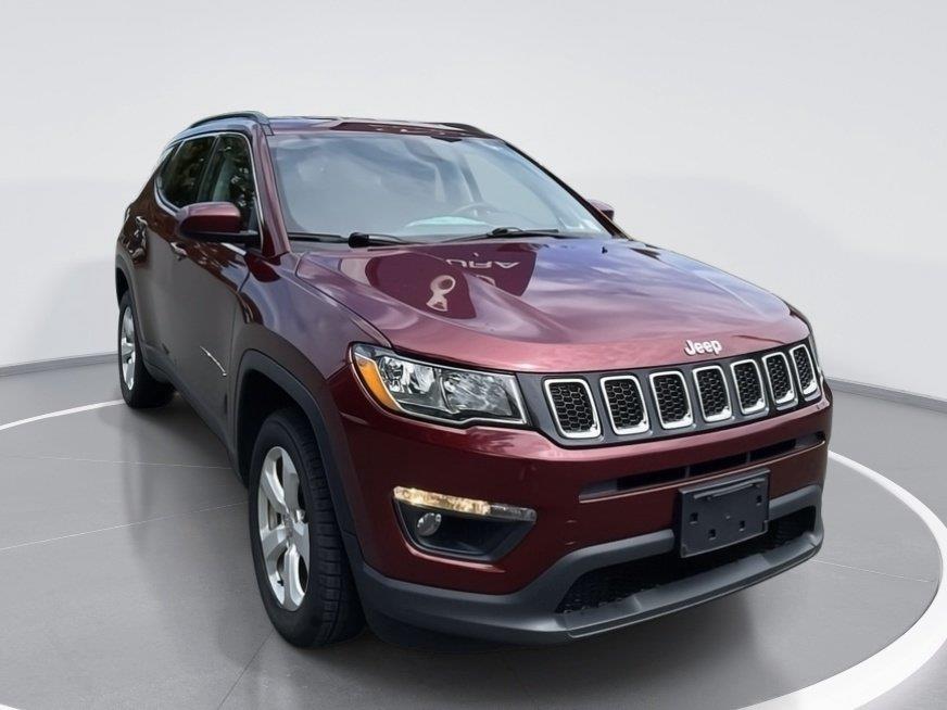 Velvet Red Pearlcoat 2021 Jeep Compass SUV / Crossover Four-Wheel Drive 9-Speed Automatic