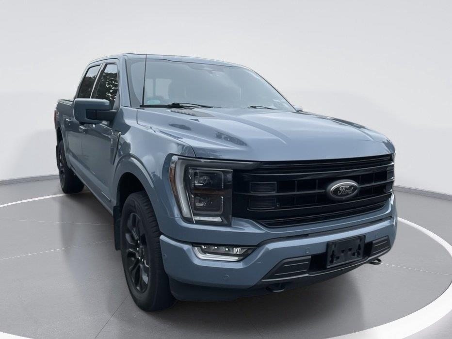 Blue (Azure Gray Metallic Tri-Coat) 2023 Ford F-150 Pickup Truck Four-Wheel Drive Automatic