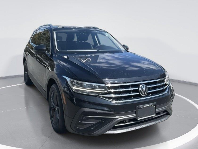 Deep Black Pearl 2023 Volkswagen Tiguan SUV / Crossover All-Wheel Drive Automatic