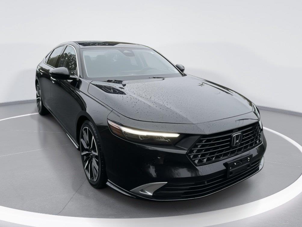 Crystal Black Pearl 2023 Honda Accord Hybrid Sedan Front-Wheel Drive Continuously Variable Transmission