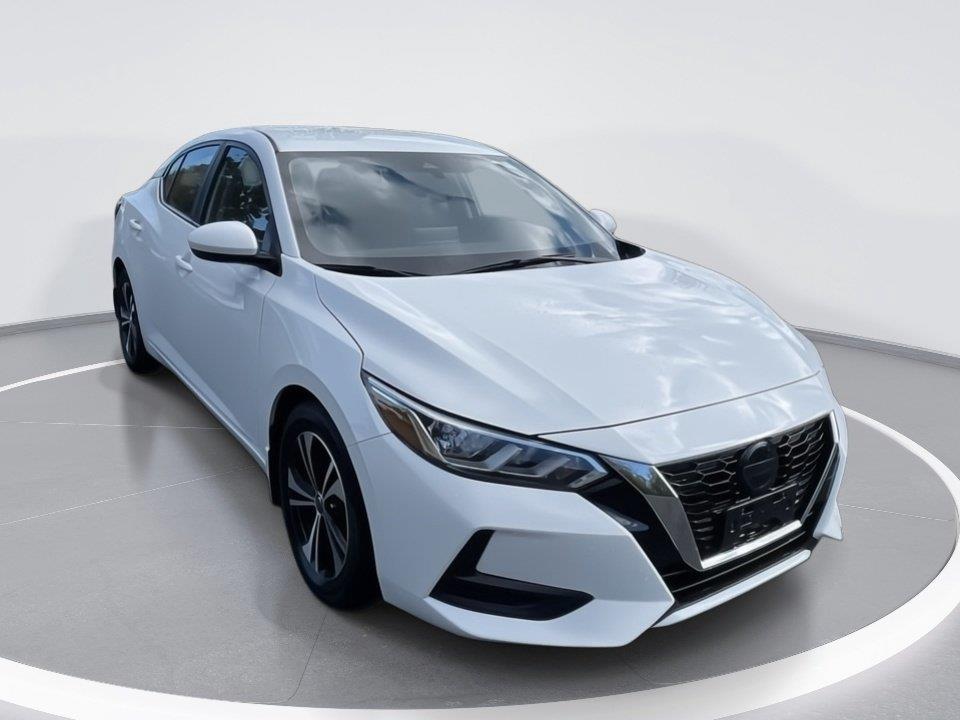 White (Fresh Powder) 2022 Nissan Sentra Sedan Front-Wheel Drive Continuously Variable Transmission